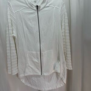 White Zip-Up Jacket